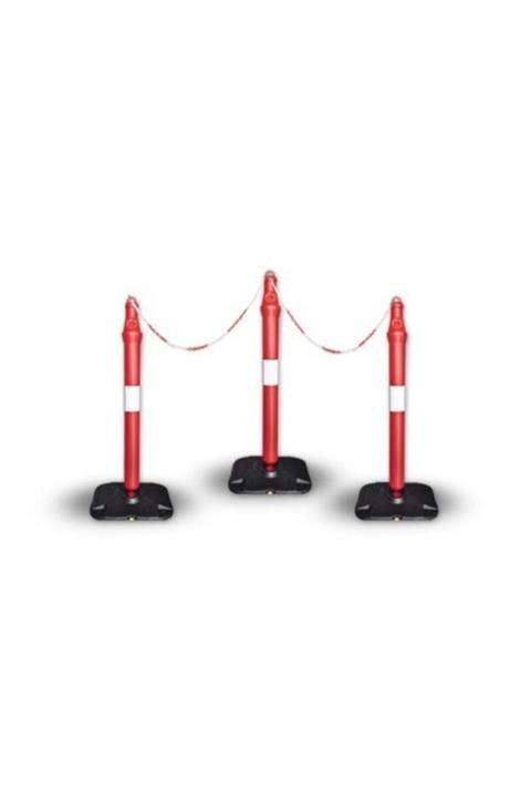 Burada Medikal ve Reklam 3 Adet Bariyer Duba Ve 4 Metre Zincir Paketi