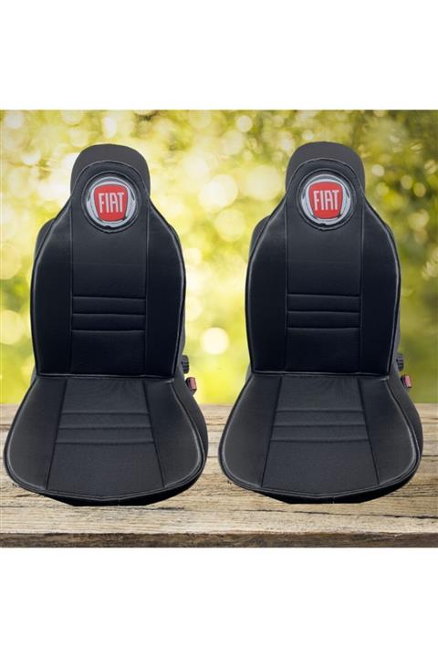 Fiat Oto Koltuk Kılıfı Yazlık Terletmez Ergonomik 2'li Lüks Set Minder Kılıfı