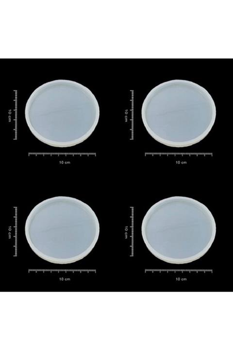 MAHZENART Daire Bardak Altılığı Reçine Epoksi Kalıp