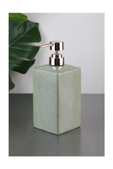 Kelebekev Porselen Sıvı Sabunluk Yeşil 2586