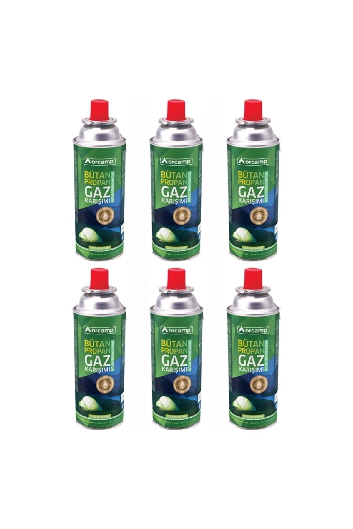 Orcamp Kts-227 Gaz Kartuşu Altılı Set