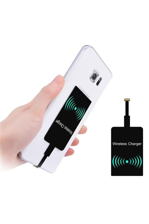 DoğubeyStore Micro Usb Wıreless Charger Adapter Harici Qi Kablosuz Micro Şarj Adaptörü Pedi