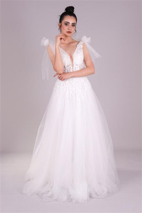 Odress 707 Gelinlik Beyaz
