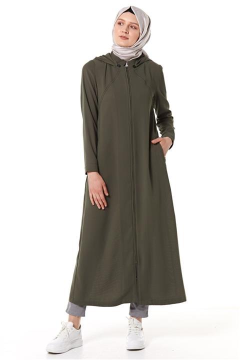 Nihan Kadın  Haki Pardesü - B3333