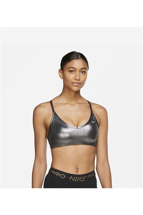 Nike Indy Icon Clash Light-support Shimmer Sports Ct3783-010 Kadın Büstiyer