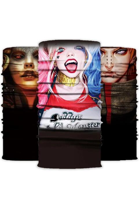 Knmaster Mrs 3'lü Paket Buff Bandana Türk Markası