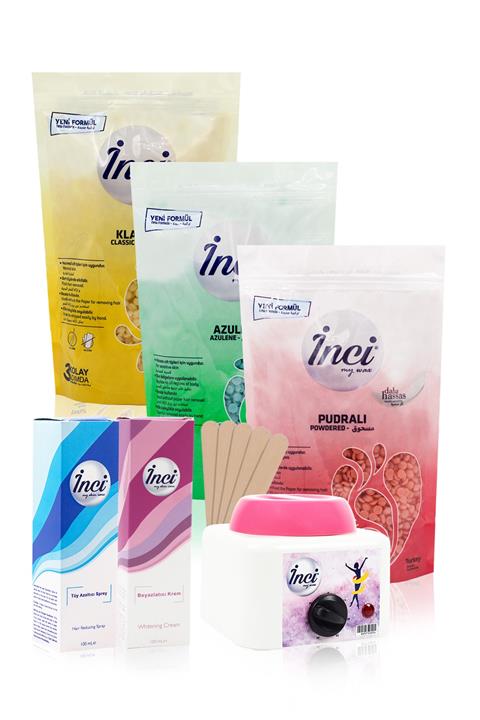İnci Ağda 3x200g Ağda Ağda Makinesi Beyazlatıcı Krem Tüy Azaltıcı Sprey