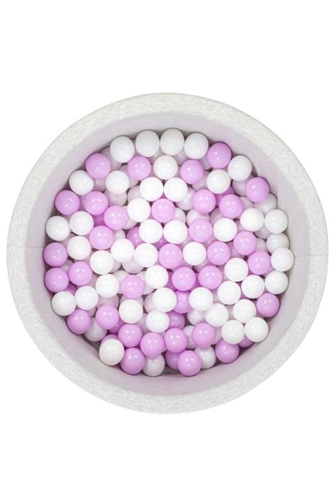 Wellgro Bubble Pops Sünger Top Havuzu / Beyaz, Lila Toplu