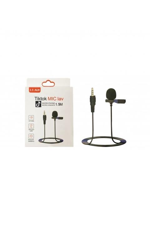 Platoon Tiktok Youtuber Yaka Mikrofonu 1.5 Metre Pl-2441