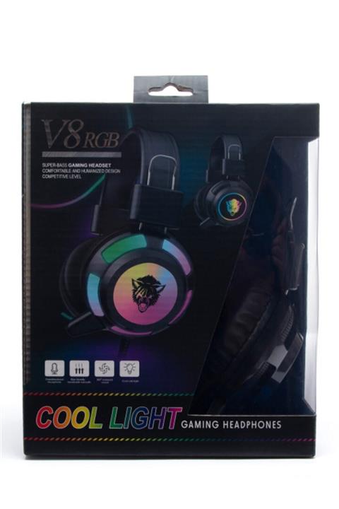 Rich Mark Products Siyah V8 Rgb Badwolf Gamıng Kulaklık Oyuncu Kulaklığı
