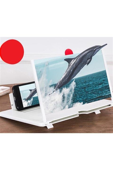 Hediye Paketim Cep Telefonu Ekran Büyütme Standı Telefon Büyüteci Büyütücü Büyüteç