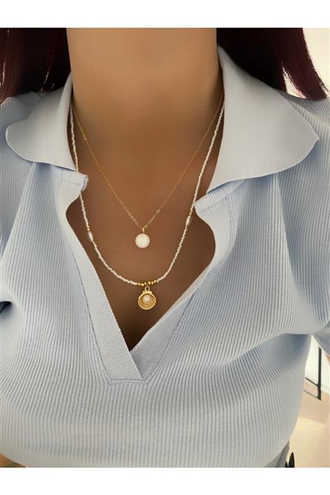 Haydigidiyo Istiridye Inci Kolye