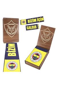 Fenerbahçe Lisanslı Unisex Dokuma Atkı Ahşap Kutulu