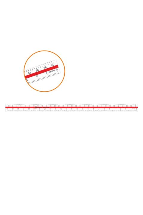 Artscholar Plastik Beyaz Cetvel 60cm N:tcd-60