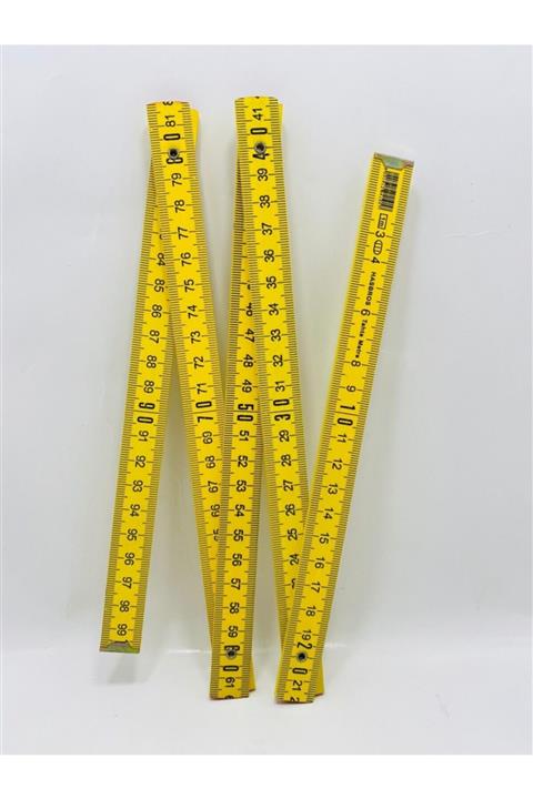 MYKHEDİYE Ağaç/ahşap Kırma Metre 1 Metre - Gizli Perçin Nostalji