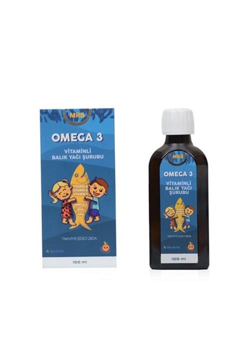 MRB Omega-3 Portakallı Balık Yağı Şurubu 100 ml