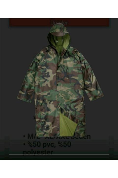 KeepHone Avcı Uzun Yağmurluk