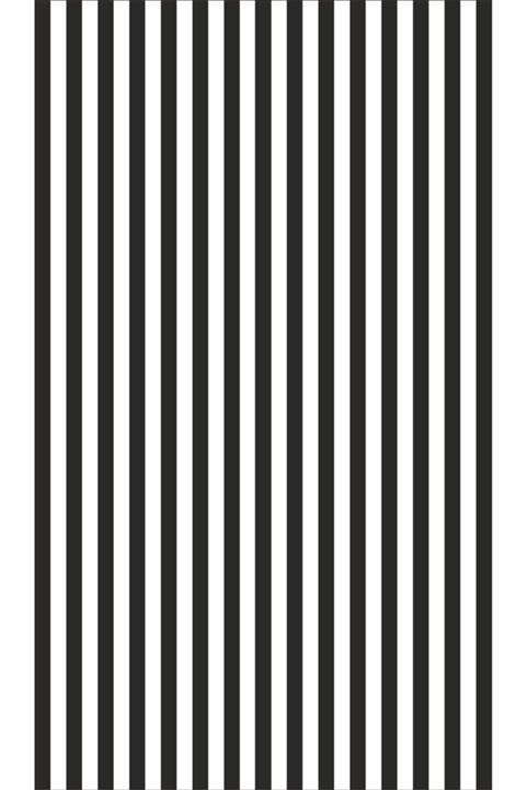 unifol Siyah Beyaz Çizgili Folyo