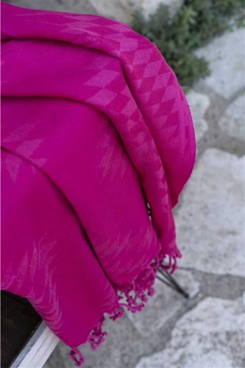 OldArt Buldan Kilim Jakar Fuşya Peştamal