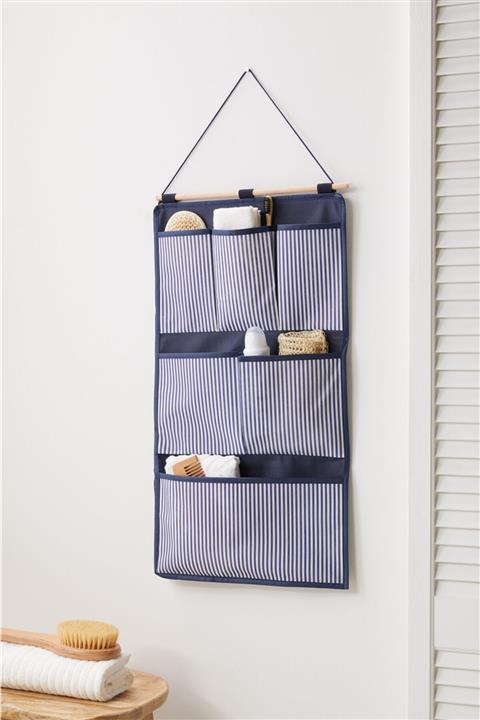 OCEAN HOME Lacivert Çizgili Duvar Tipi Düzenleyici