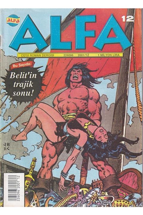Benim Koleksiyonum Alfa, Barbar Conan, Kara Kıyılarda Ölüm, Alfa Yay. Sayı 12