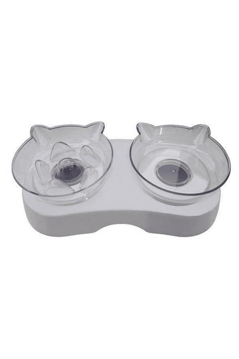 Ans Beyaz Kedi Ve Köpek Yavaş Besleme Su Ve Mama Kabı 250 250 ml