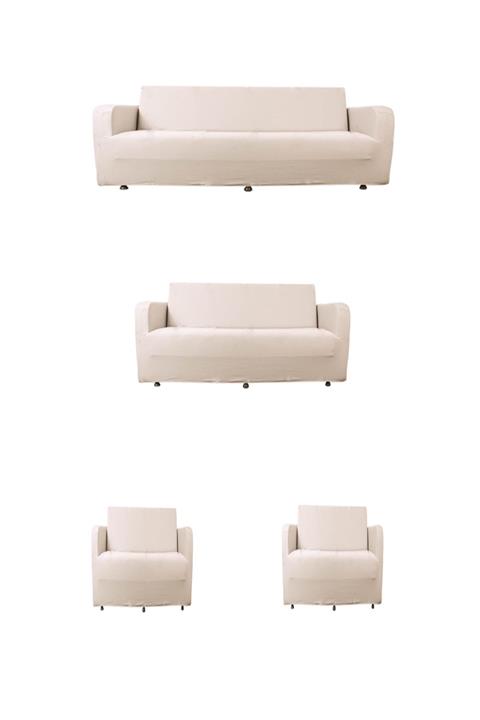 sahanehome Kumaş Tüm Giydirme Koltuk Örtüsü 3+2+1+1