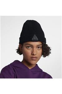 Nike Acg Winter Beanie Black Acrylic & Wool Av4775-011 Unisex Bere