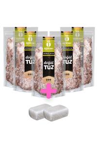 Doğaltuz Bundle Set - Himalaya Tuzu Kristal Tip (5x1000gr) + Hediye Tuz Sabunu 2 Adet - Doğal Tuz
