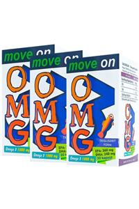Move On Omega 3 1000 Mg Epa 360 /dha 240. 30 Kapsül Skt: 2023 3 Adet