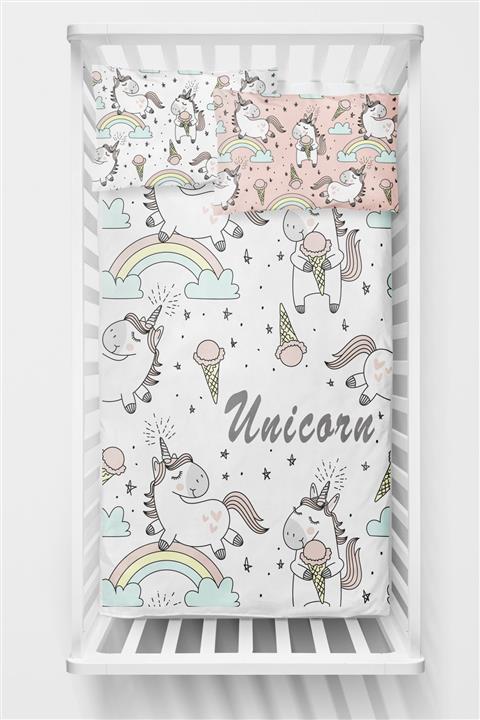 Homamia Bebek Unicorn Desenli Nevresim Seti