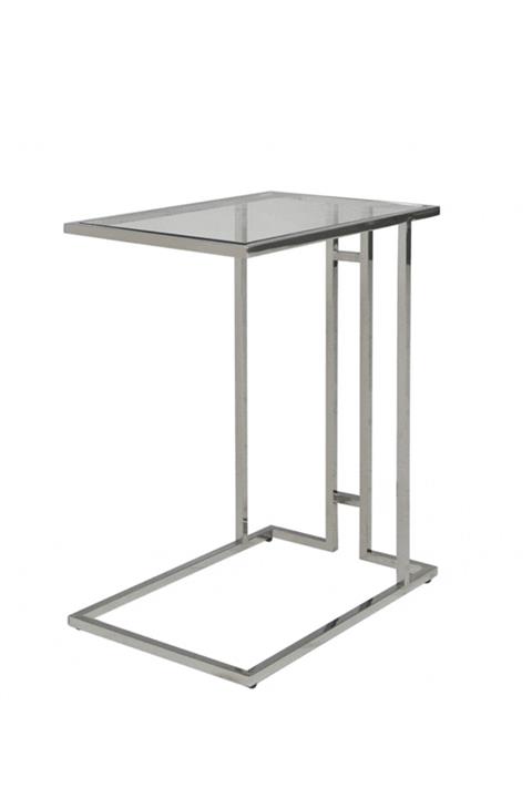 Hitit Dekorasyon Rosa Paslanmaz Metal C Sehpa