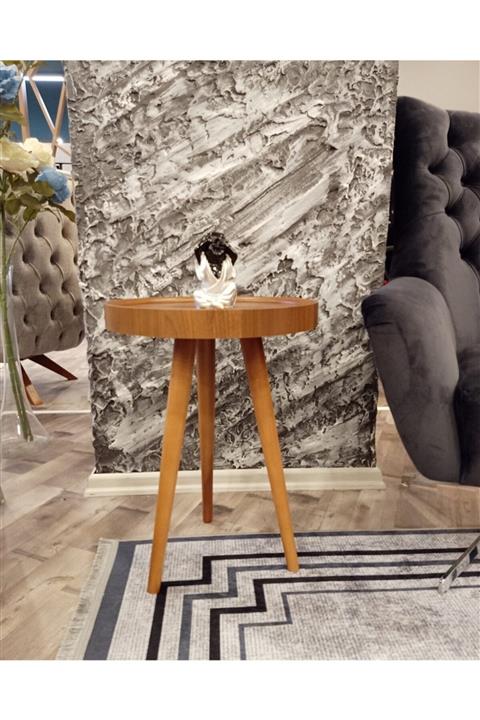 Massa Home İnegöl Polen Yan Sehpa Ceviz