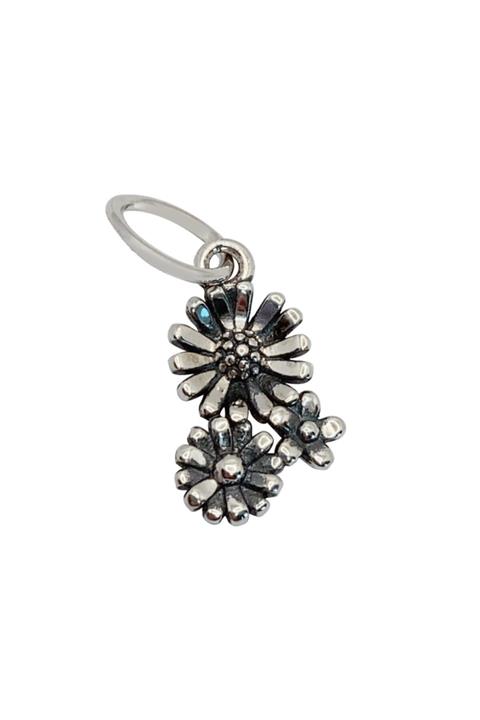 Nur Silver Çiçek Charm