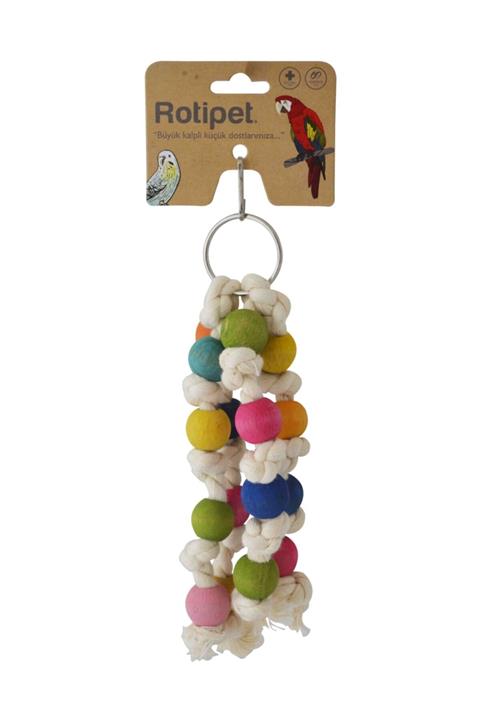 Rotipet Dört Ipli Sarkaç Kuş Oyuncağı