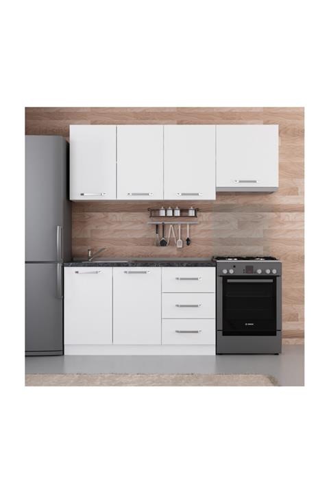 Minar 200 cm Mutfak Dolabı Beyaz 200-b4