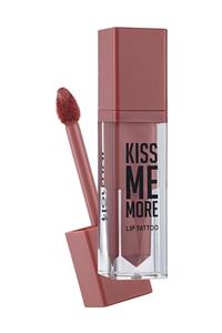 Flormar Likit Mat Ruj - Kiss Me More Lip Tattoo Peach 8690604572847