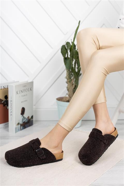 Moda Frato Bs-70 Kapalı Kadın Ev Terliği Kışlık Terlik