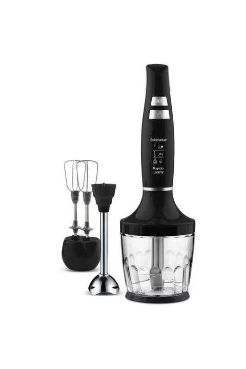 GOLDMASTER Gm-7265 Rapido 1500 W Blender Set Siyah