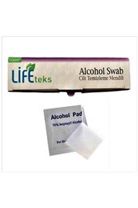 LİFETEKS Alcohol Swab Mendil Paket 100'lü (1 Kutu)