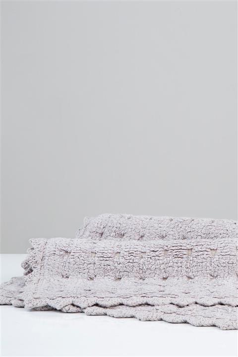 İrya Garnet Gri Pamuk Ikili Paspas Seti