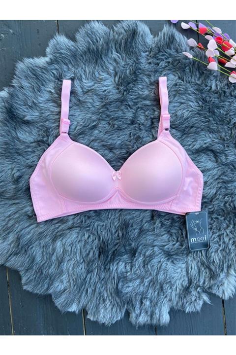 MOOİ Pembe Balensiz Telsiz Unfılled / Dolgusuz Sütyen