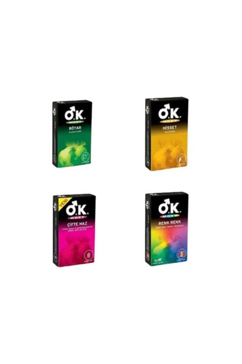 Okey Prezervatif Fırsat Paketi 4 Lü