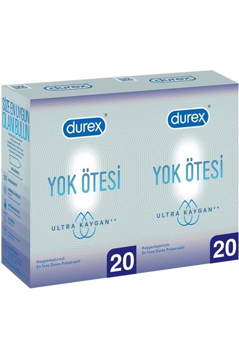 Durex Yok Ötesi Ultra Kaygan Prezervatif, 40’lı Ekonomik Avantaj Paket