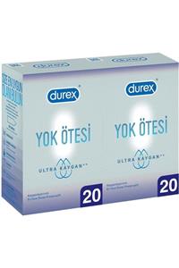 Durex Yok Ötesi Ultra Kaygan Prezervatif, 40’lı Ekonomik Avantaj Paket