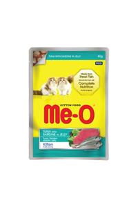 meo Jöle Içinde Kitten Ton Balıklı Sardalyalı Kedi Konserve Mama 80 Gr