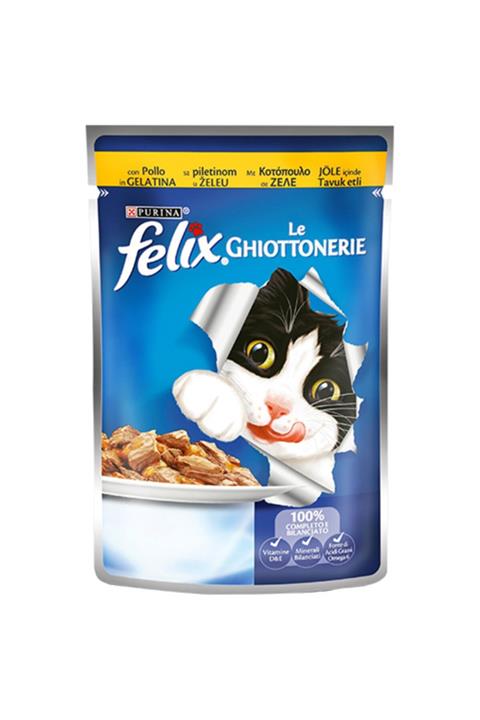 Purina Felix Felix Tavuklu Yetişkin Kedi Konservesi Pouch 20x100 gr