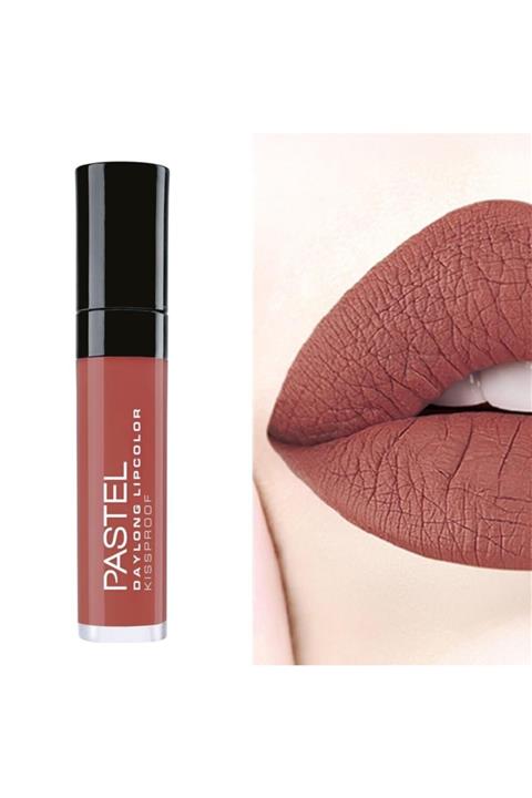 Pastel Daylong Lipcolor Kissproof 42 Mat Likit Ruj