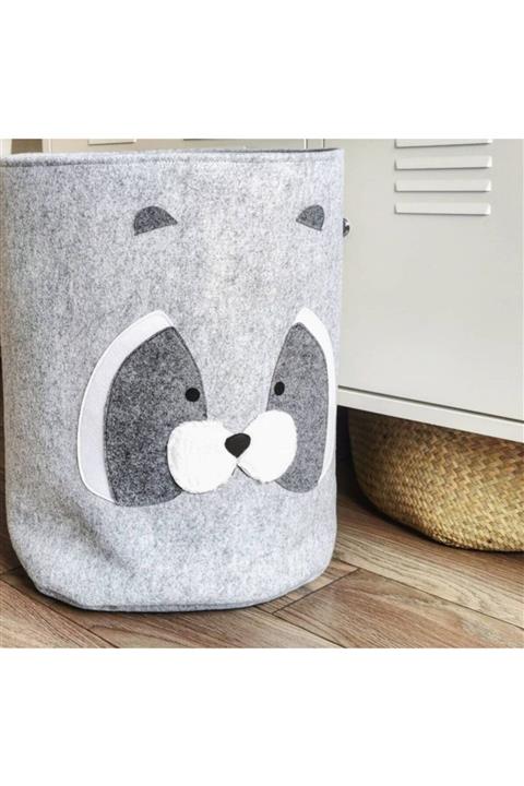 Woll Tasarım Sevimli Bebek Ve Çocuk Odası Çamaşır Ve Oyuncak Sepeti 40x50cm