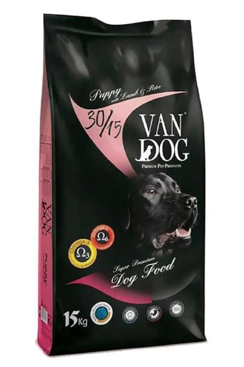 Vancat Kuzulu Pirinçli Yavru Köpek Maması 15 KG